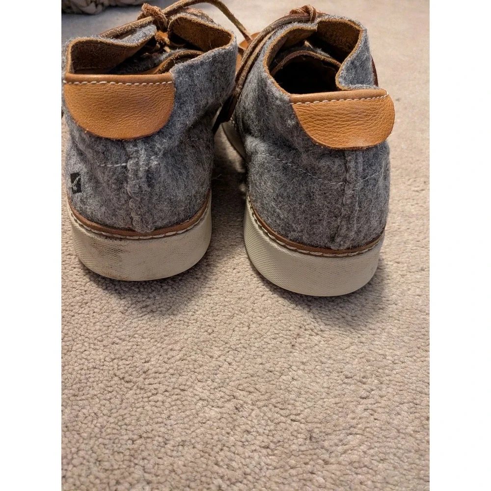 Sperry Top-Sider Gold Cup Chukka Boots Mens 12M Brown Leather Wool S13451